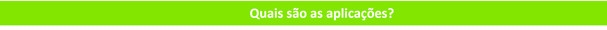 aplicações