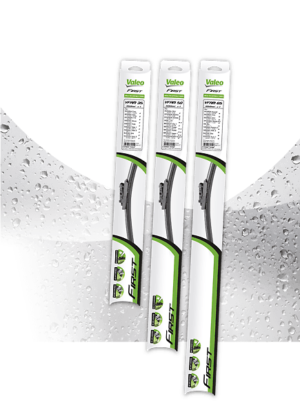Image Escova de limpa-pára-brisas com borracha plana Valeo HydroConnect™ para veículos
